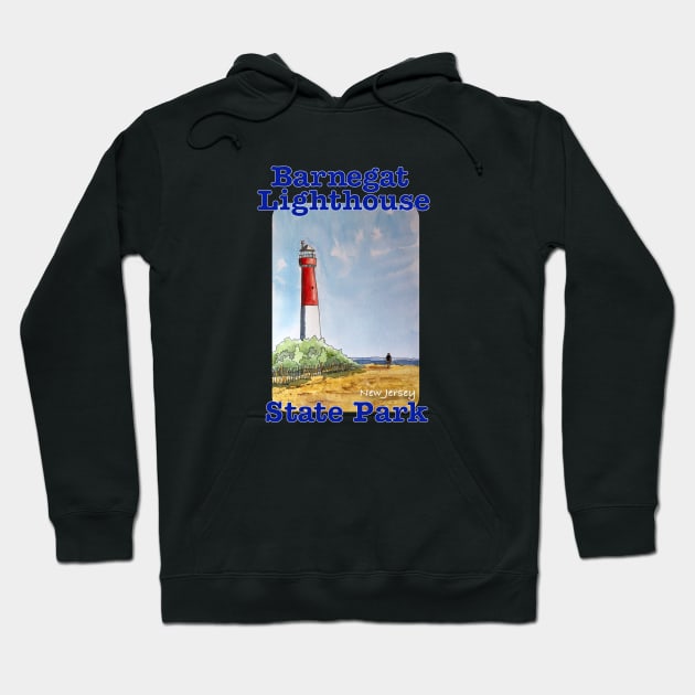 Barnegat Lighthouse State Park, New Jersey Hoodie by MMcBuck